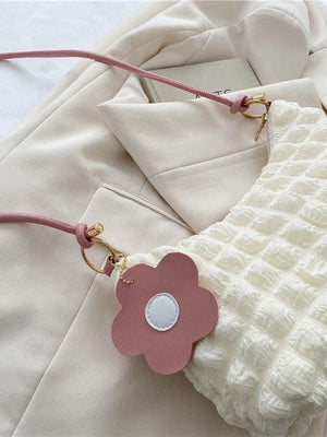 White Women Sling Bag Bloom