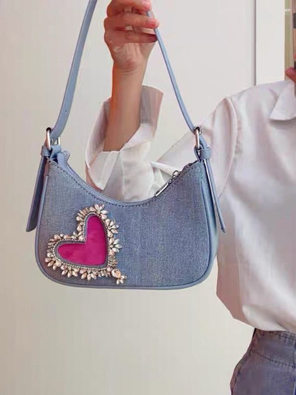 Blue Women Sling Bag Cupid