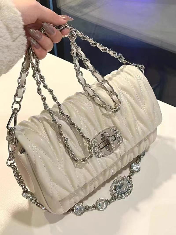White Women Sling Bag Heer